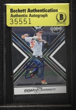 BAS 2016 Elite Extra Edition /999 Braxton Garrett #7 Beckett Auth Sticker ur8