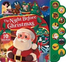 Night Before Christmas 10-Button Sound Book, Hardcover by Moore, Clement Clar...