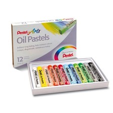 12 Craies Pastel A L'Huile Phn-12 - Pentel