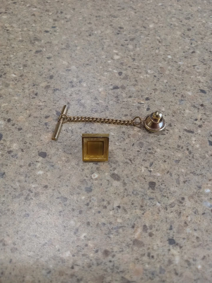 Juego de gemelos y pasadores de corbata Dante Tan Foto 2 de 4