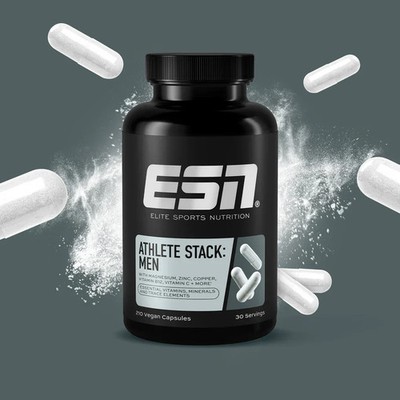 ESN Athlete Stack Men, 210 Kapseln Multivitamin und Mineral für Sportler