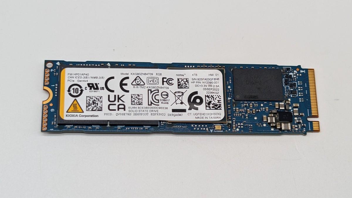 KIOXIA 4TB KXG80ZN84T09 XG8 NVMe M.2 2280 PCIe Gen4 x4 | eBay