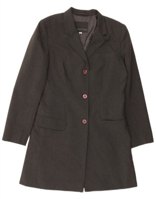 STREET ONE Womens 3 Button Longline Blazer Jacket EU 36 Small Grey DE13