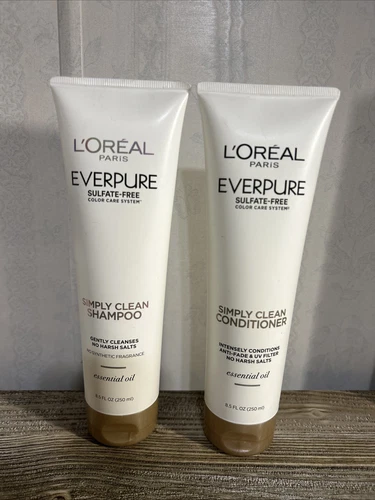 L'oreal EverPure Simply Clean Shampoo & Conditioner Set Sulfate Free Color Care