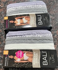 Bali 2pack-Confort Luxe Hi-cut Panties Assorted Sz7/L- 8pc