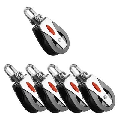 Cable Pulley Wheel Single Swivel Block Multipurpose Snatch Block Accessory for
