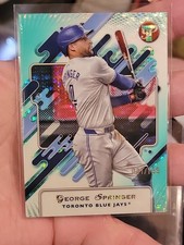 2025 Topps Pristine - George Springer #224 Aqua Refractor /199