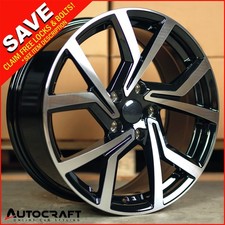 18" CLUBSPORT BRESCIA BP Style ALLOY WHEELS X4 - TYRES : VW GOLF / CADDY