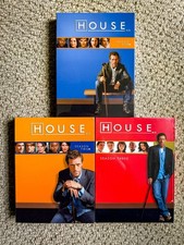 House MD Seasons 1 2 3 DVD Box Set Lot Hugh L...