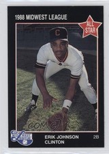 1988 Midwest League All-Star Erik Johnson #3 0j0
