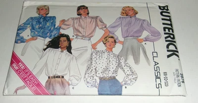 Butterick Misses Blouse Sewing Pattern sizes 8.10.12 UNCUT - image 1 of 4