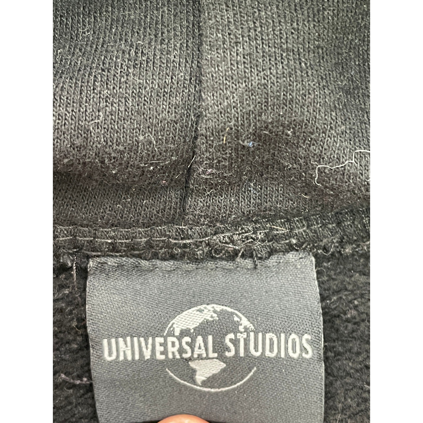 Universal Studios Black Theme Park Spellout Hoodi… - image 7