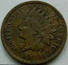 US 1909-S Indian Head Cent  **