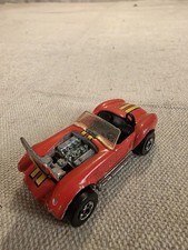 Vintage 1982 Hot Wheels Shelby Cobra Red Diecast Toy Car