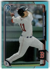 Michael Chavis 2015 Bowman Draft Chrome Aqua Sky 133 NM