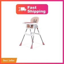 Dream On Me TableTalk 2-in-1 Convertible High Chair, 5-Point Harness, Pink  ...