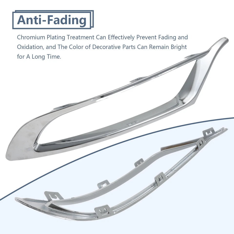 Декоративная рама бампера со стороны переднего пассажира для Chrysler 300 2015-2022 годов выпуска - Изображение 3 из 4