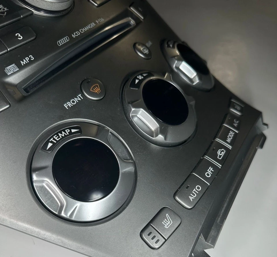 2006 Subaru B9 Tribeca moldura de rádio controle climático painel acabamento OEM 86213XA03A - Imagem 2 de 4