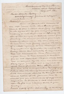 CIVIL WAR LETTER Army Engineer to Collis of Zouaves d’ Afrique Historic Find
