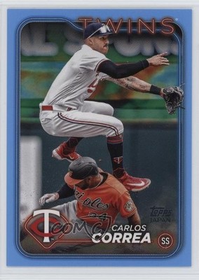 2024 Topps Japan Edition Blue 44/150 Carlos Correa #176 0x30