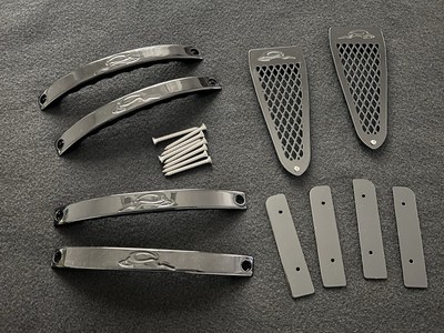 91-96 Caprice Impala SS Billet Aluminum Door Pulls, Rear Vents
