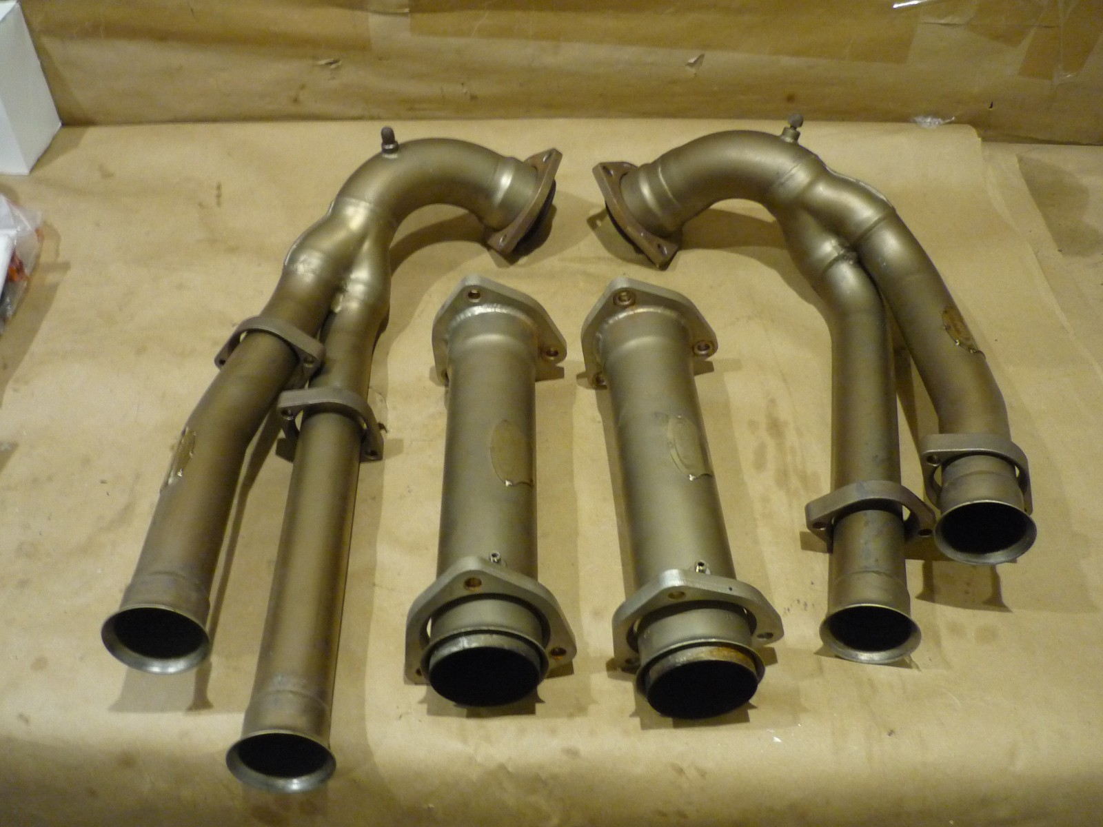 Ferrari Testarossa, 512 TR - Tubi Exhaust Pipes Kit- 01038711010 - 01128911060