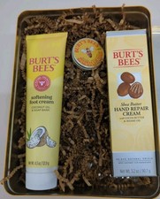 Burt's Bees Foot Cream Hand Repair  Lip Balm Softening Moisturizing Set
