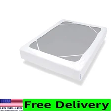 Stylish Queen Box Spring Cover - Elastic Material, Fading & Wrinkle Resistant