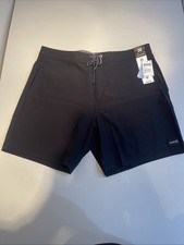 Hurley Men  s PHANTOM-ECO ONE AND ONLY SOLID 18" BOARDSHORT Black 38w