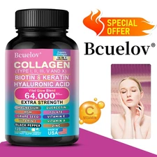 Collagen Peptide Capsules-Supports healthy skin, nails and hair, boosts immunity