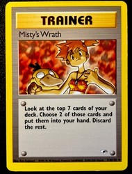 Misty's Wrath 114/132 Gym Heroes 1st Edition