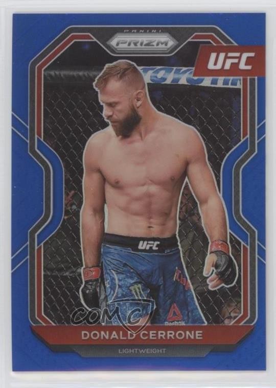 2021 Panini Prizm UFC Blue Prizm 18/199 Donald Cerrone #12 1b8