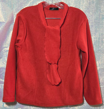 Cozy Women's Pullover light sweater, Red, size Large, New, made in USA.