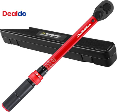 1/2-Inch Drive Click Torque Wrench,10-170Ft.Lb/13.6-230.5N/M & Dual-Direction, 7