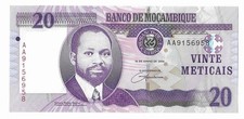 Mozambique 20 Meticais, 2006, P-143, UNC