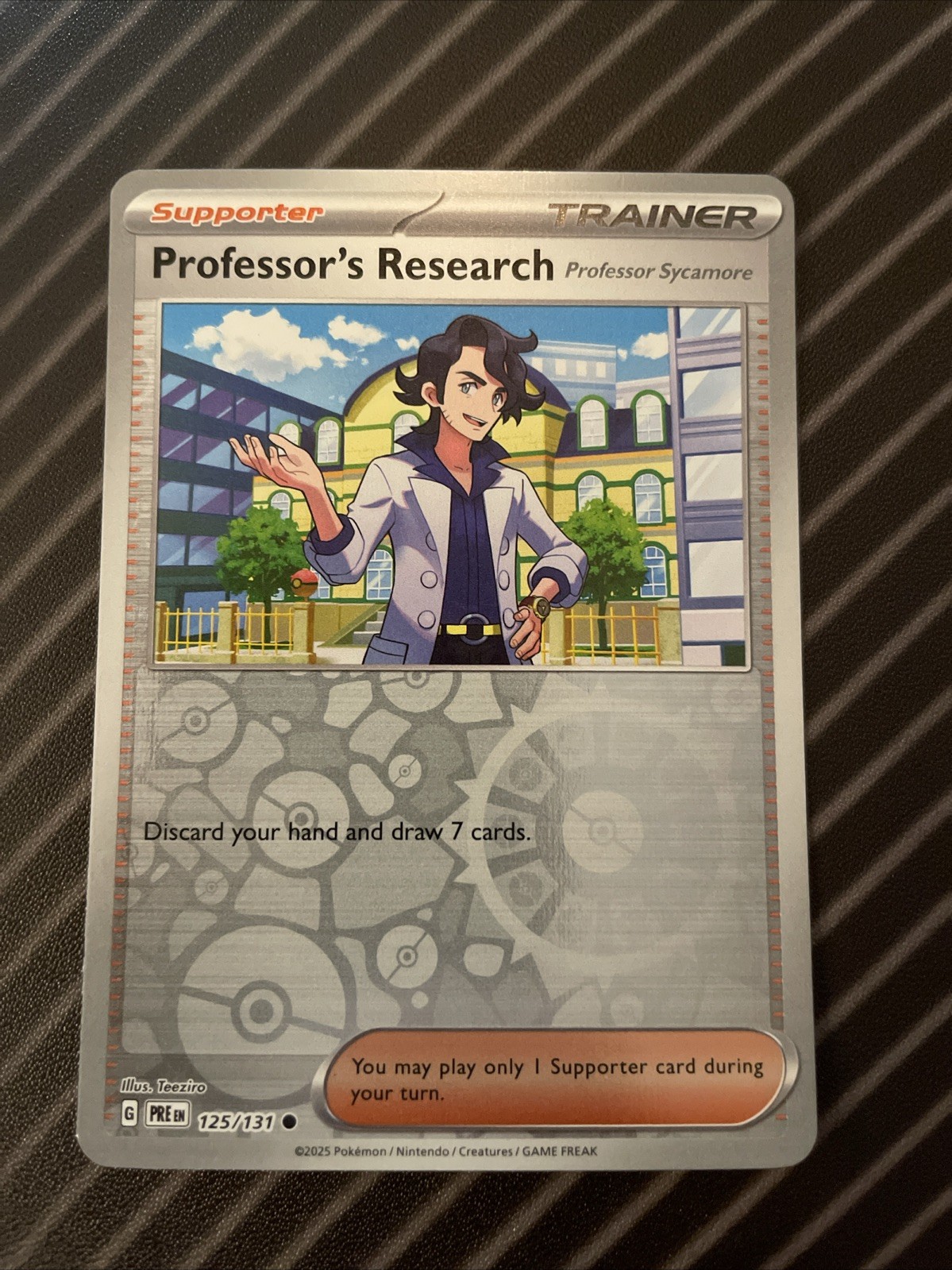 Professors Research 125/131 Reverse Holo - Near Mint - Prismatic Evolutions
