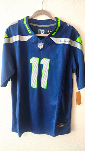 Seattle Seahawks Jaxon Smith-Njigba #11 NFL Jersey Blue Men Medium