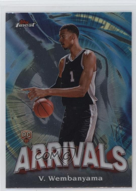 2023-24 Topps Finest Arrivals Victor Wembanyama #A-6 Rookie RC 0a3b