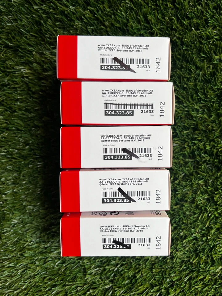 IKEA RYET LED bulb E12 200 lumen 2W 2700k, chandelier/twisted clear,10 bulbs set - Image 4 of 4