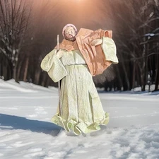 Shepherd Corn Husk Crèche Nativity Figure 7.5”tall Christmas