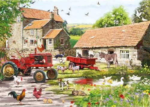 Puzzle (500 T.) Der Bauernhof - (Otter House) Neu/Ovp-image