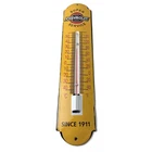 Vintage Chevrolet Sign - Super Service Gas Pump Sign on Porcelain Thermometer