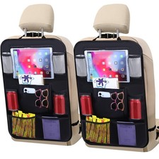 Protector De Asiento Trasero Con Bandeja Y Soporte Para Tableta 2 Pack