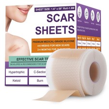 Silicone Scar Sheets, Medical Grade Silicone Scar Tape for Old New Scars Sca