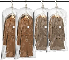 Hanging Vacuum Storage Sealer Bags Space Saver Bag for Clothing, Suits & Jackets