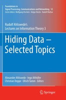 Rudolf Ahlswede | Hiding Data - Selected Topics | Taschenbuch | Englisch (2018)