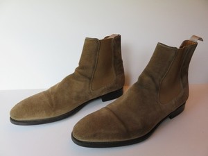 Magnanni Boots Mens Size 13 Brown Suede Chelsea Ankle Dress Casual Made Spain Magnanni Chelsea Boots Mens 10.5 M Brown Leather Made In  main image 2