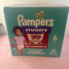 Pampers Cruisers 360 Diapers, Size 6