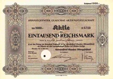 Textile plant Glauchau 1939 VEB Schwarza Denkendorf Möller & Horn Chemnitz 1000