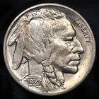 1937-S Buffalo Nickel -- Choice BU
